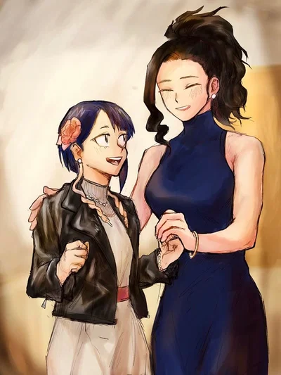 Momo Yaoyorozu & Kyoka Jiro