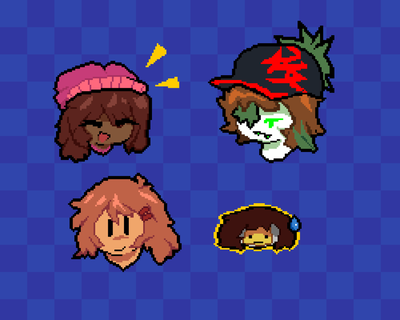 Griefer/Brad Thaniyel, Kyoko, Cassie & Shedletsky (Blocktales/Block tales)