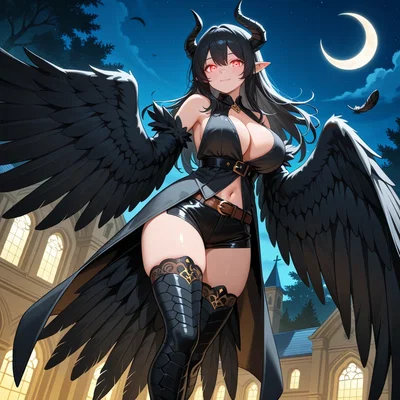 Athena - Lonesome Stryx in the Night