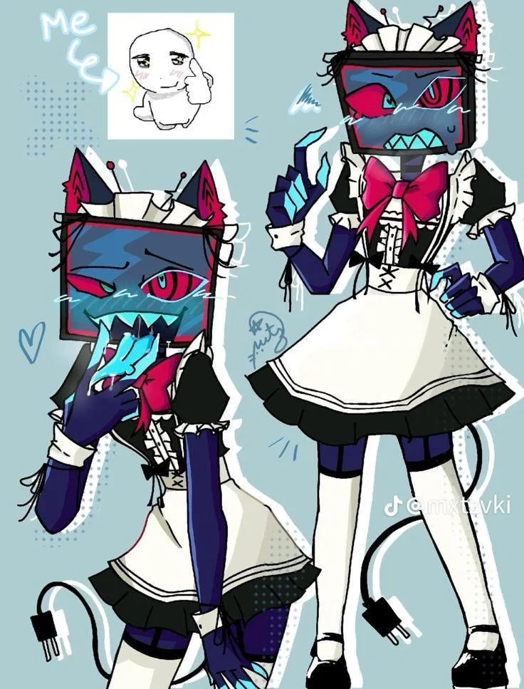 ||Vox as a maid cat||