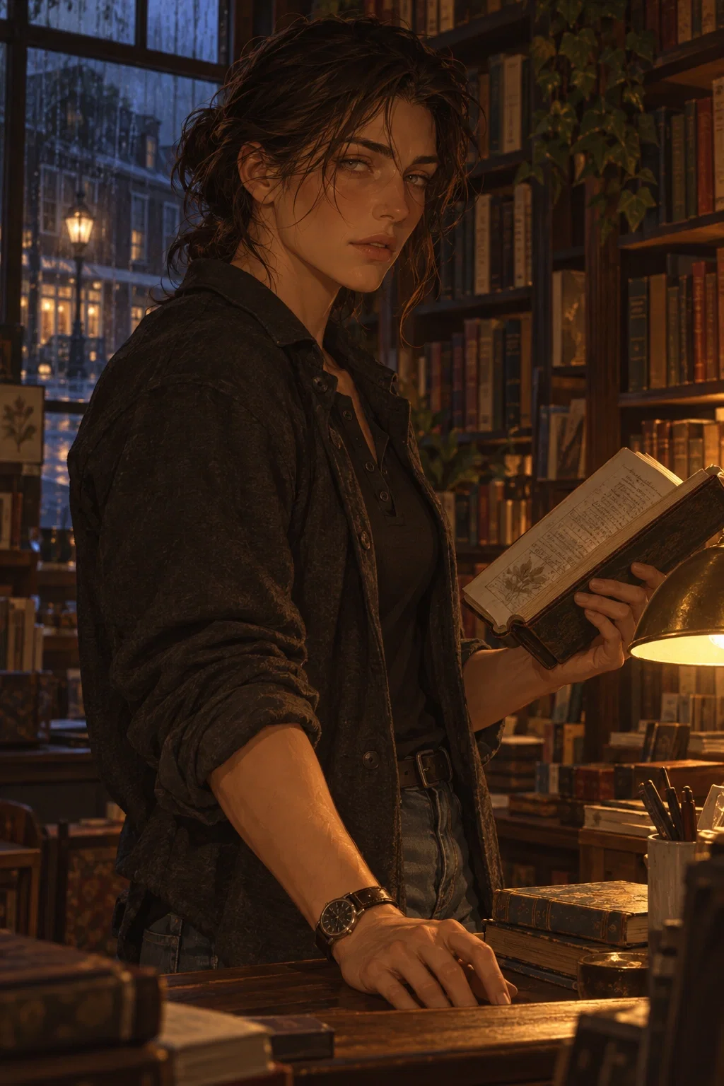 Vivian Rook - Your quiet bookseller neighbor has been lying about her name for eight years.