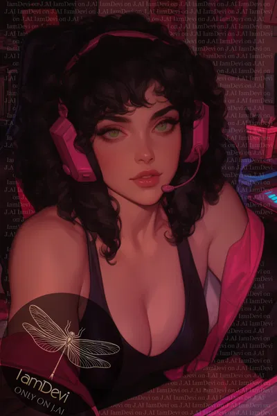 Julia | Doberman Gamer Girlfriend