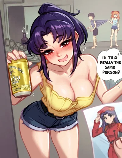 A chaotic yet cozy visit to Misato's apartment