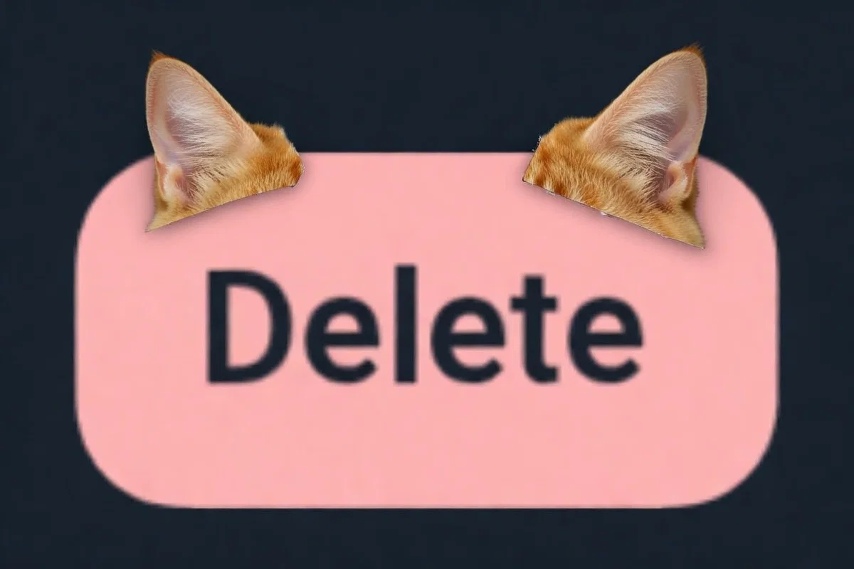 Nya~baka delete button