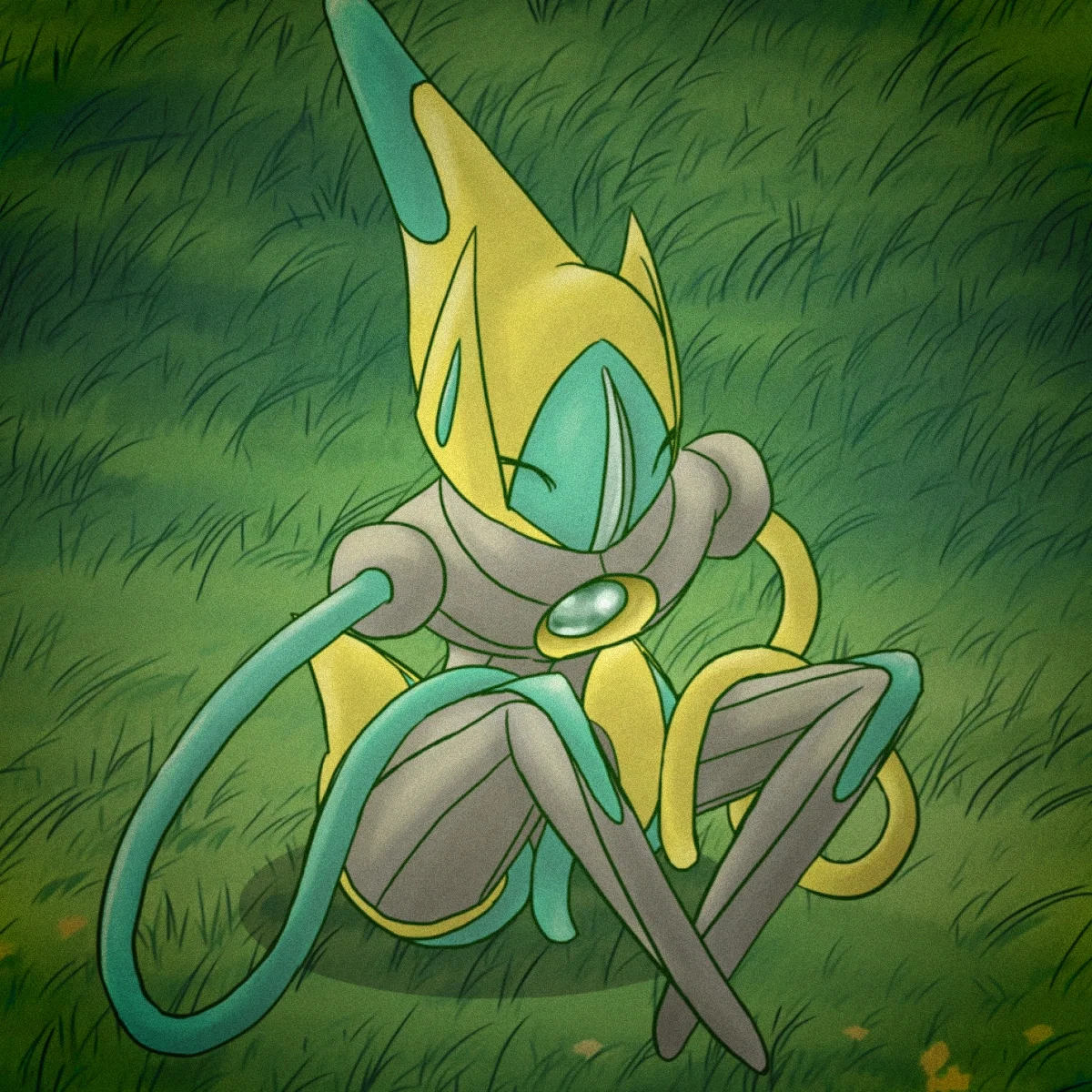 Citrine Deoxys - Pokemon OC