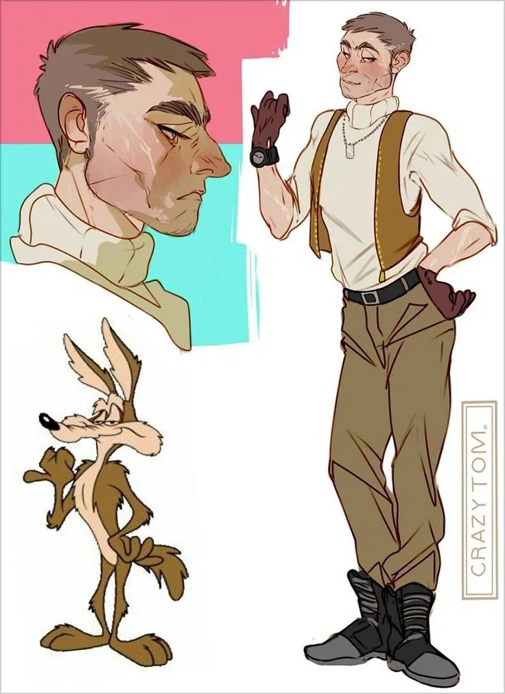 Wile E. Coyote (Human AU)