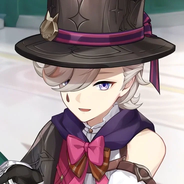 "Frostbound Encounter" | Lyney + Cryo Dragon¡User au | Genshin impact