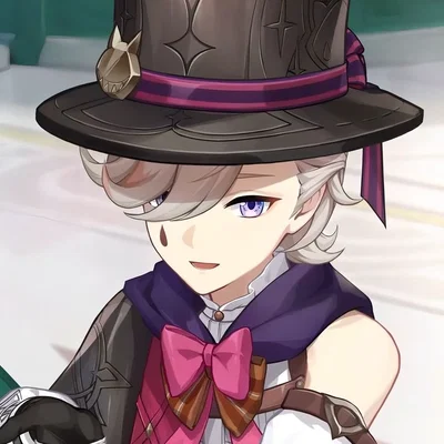 "Frostbound Encounter" | Lyney + Cryo Dragon¡User au | Genshin impact