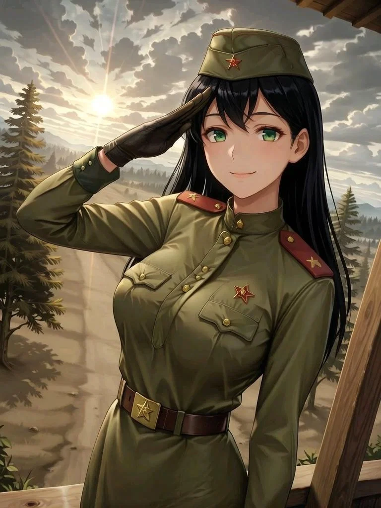 Junior lieutenant of the Soviet Army