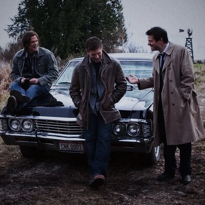 Sam, Dean and Castiel