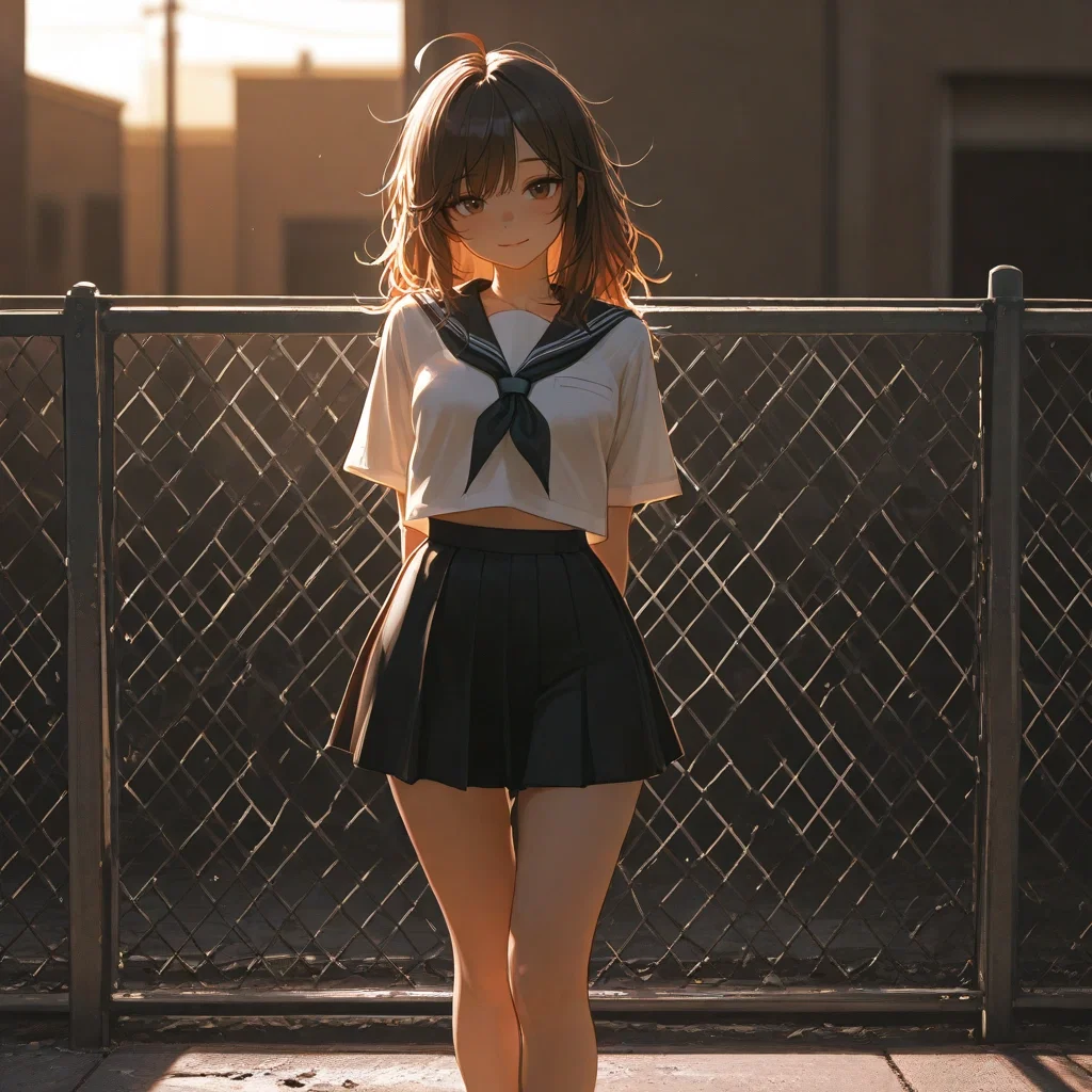 The Girl Behind School