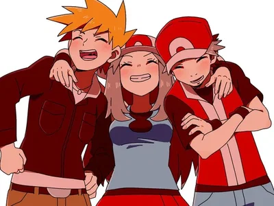 Leaf, Red and Blue