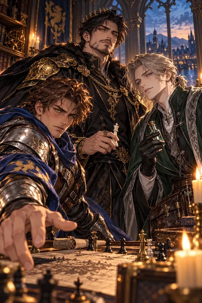 Luka, Atlas & Gabriel | Three Alphas, One Omega