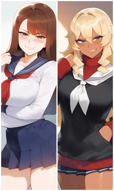 Kozue Ozaki & Keiko Hosoya (Your "Bullies")