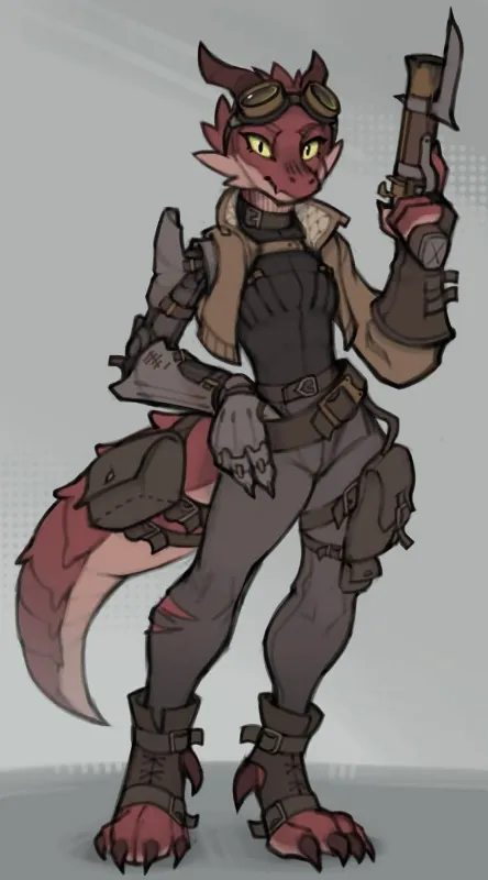 Your Kobold Tomboy Partner!