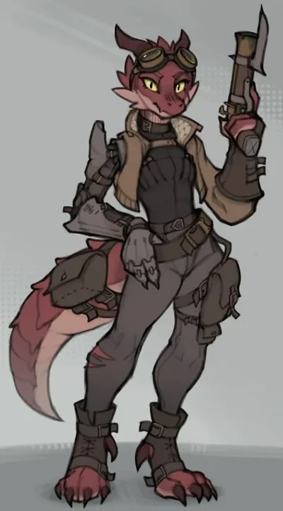 Your Kobold Tomboy Partner!