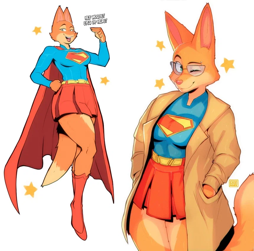 Diane Foxington, but she is Superman??