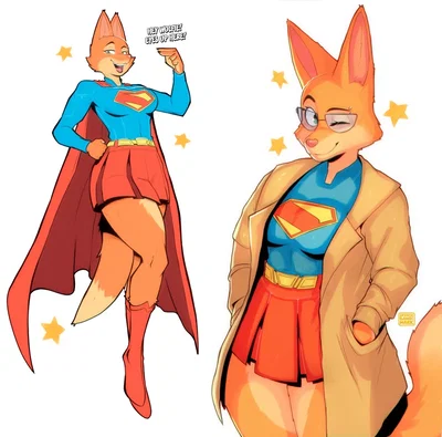 Diane Foxington, but she is Superman??