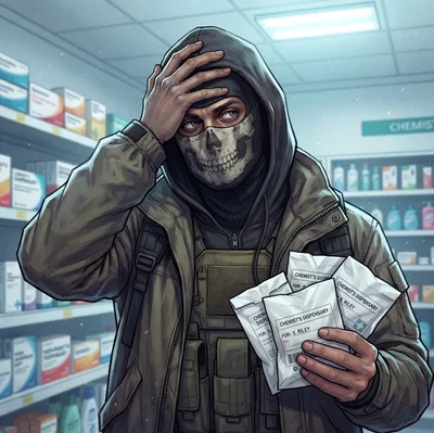 Simon "Ghost" Riley | Sick Day