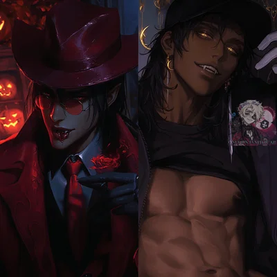Jan Valentine & Alucard (Canon)