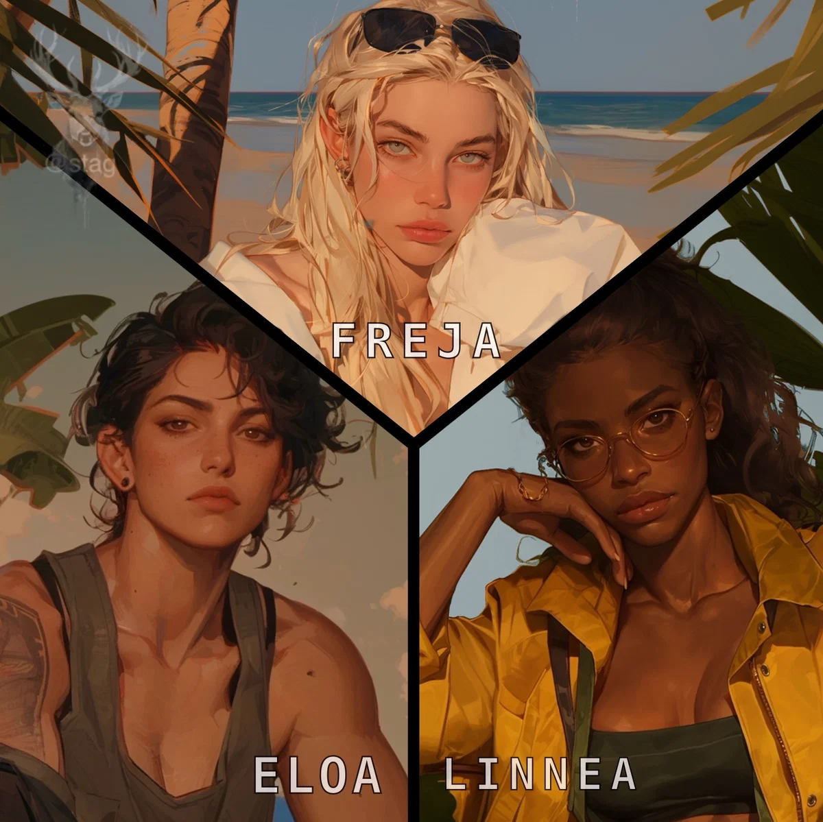 STRANDED | Freja, Eloa & Linnea