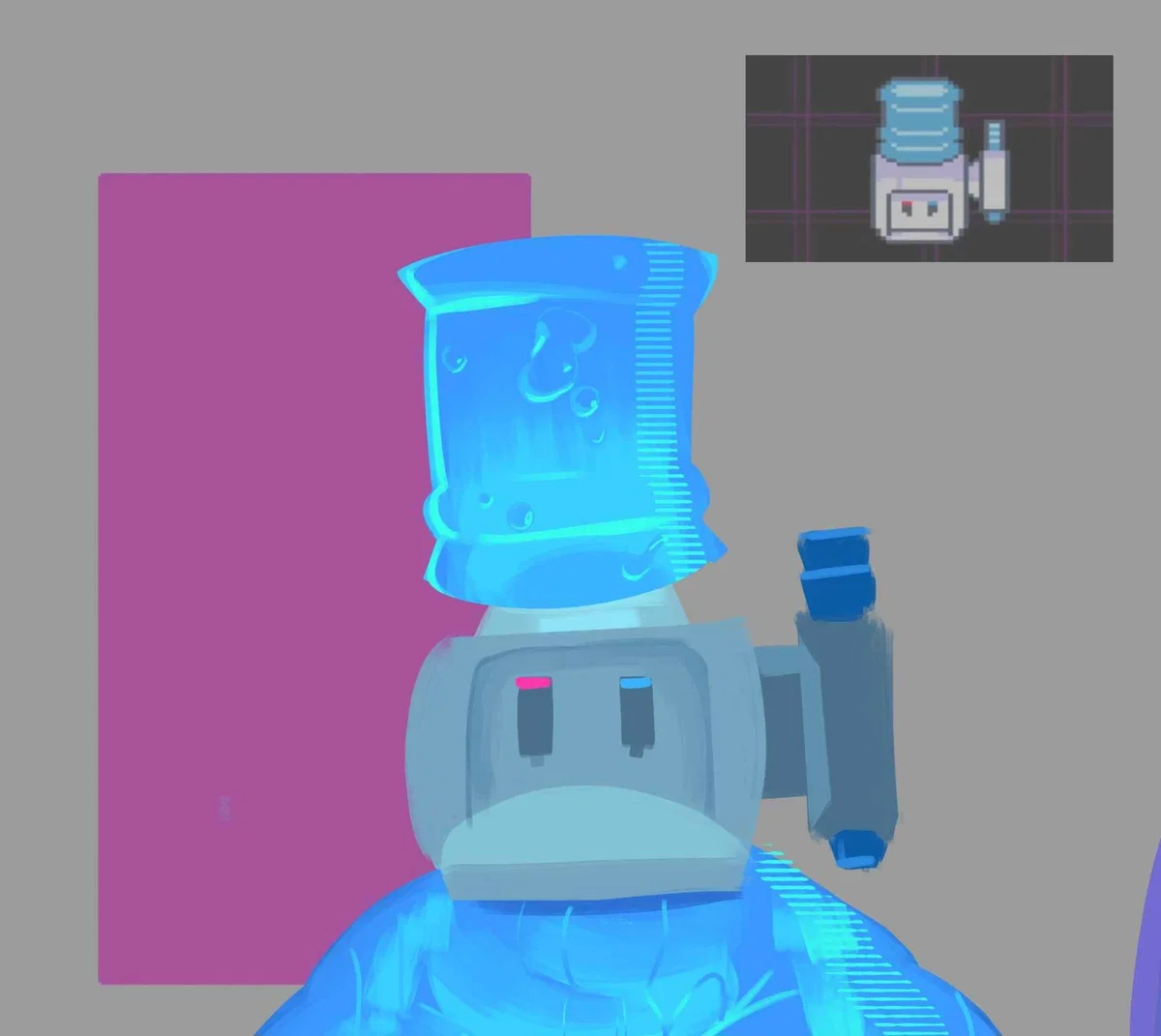 Water Cooler Gal // Quirky Darkner