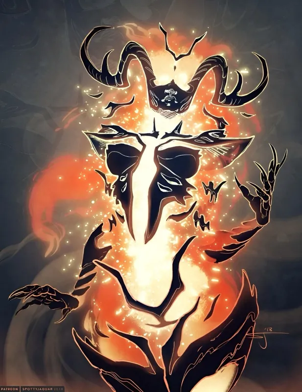 You summoned a Flamekin Spirit that turned out to be an absolute deviant