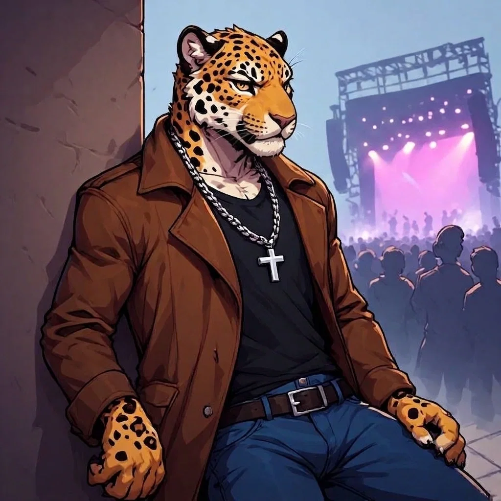 Not his favorite person... - Furry