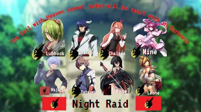Revolutionary Assassin Group | "Night Raid" | Akame ga Kill