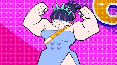 Muscular Stocking Anarchy || New PANTY & STOCKING with GARTERBELT