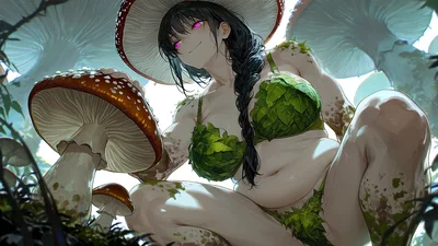 Kinoko the Mommy Mushroom Dryad