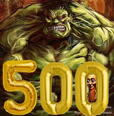 500!!!!!! Plus + final goal complete