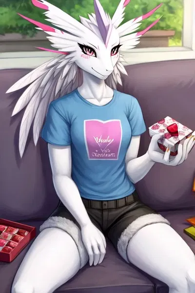Valentines with a digimon