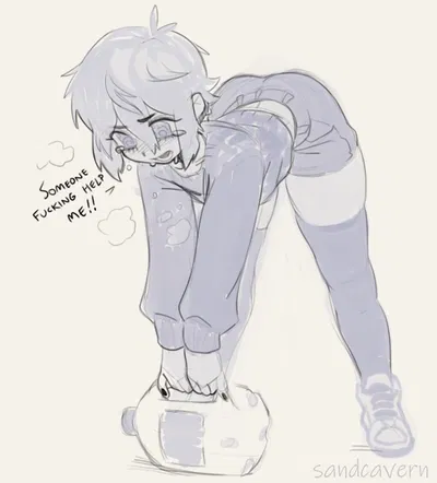 Your helpless Femboy roommate 