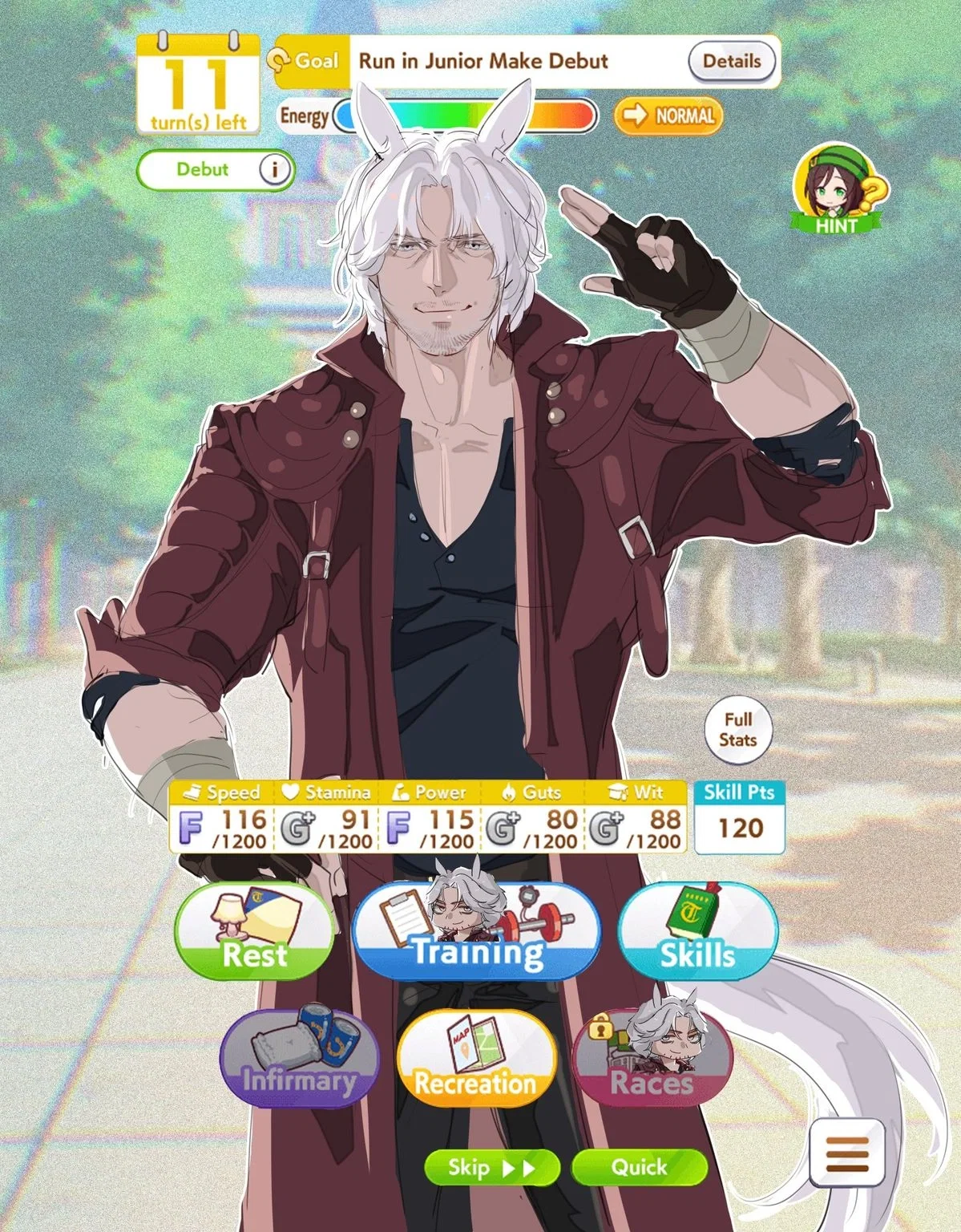 Dante, your racehorse