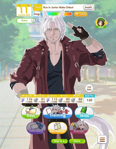 Dante, your racehorse