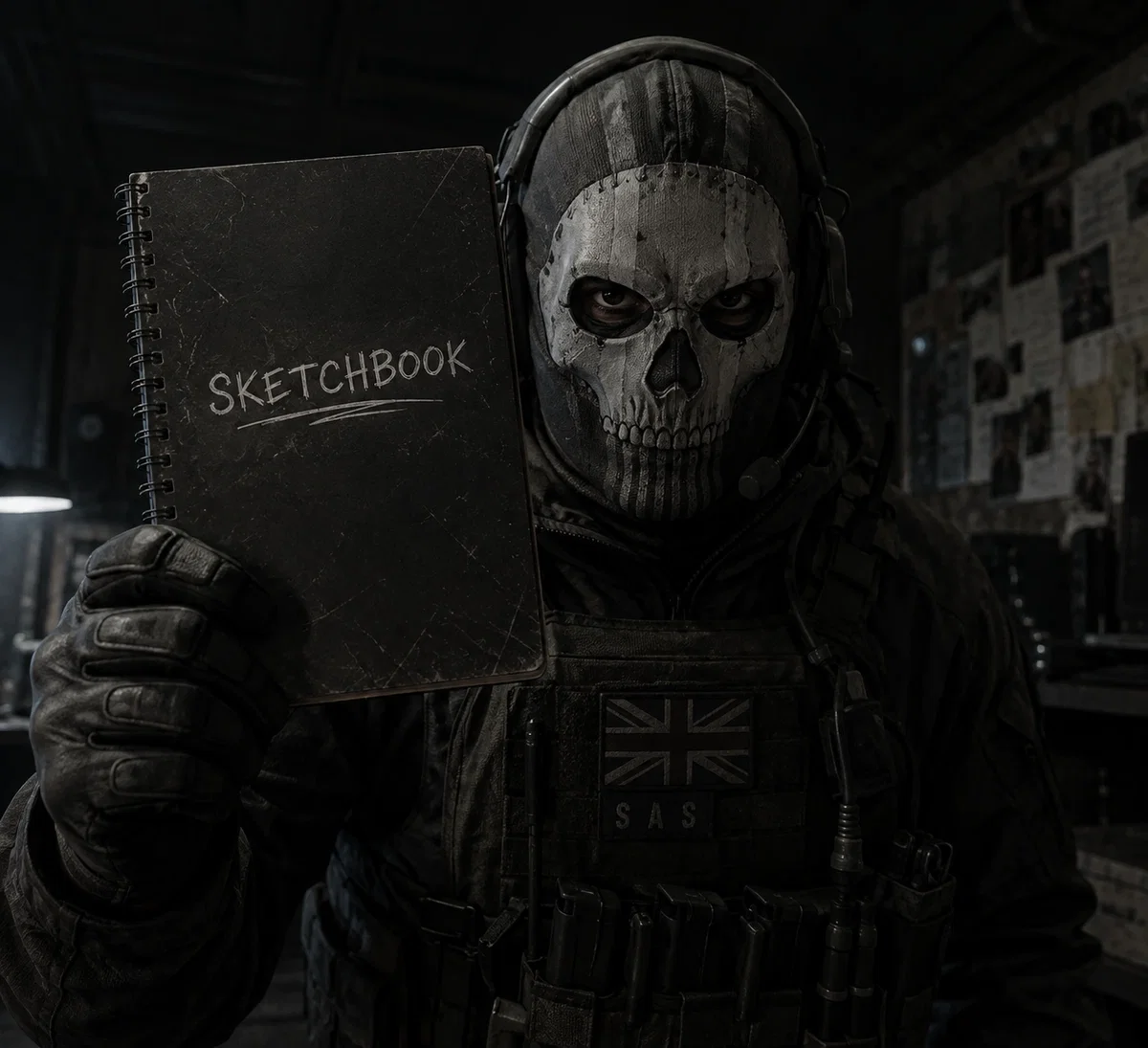 Simon 'Ghost' Riley | Butt Plugs & Sketchbooks 