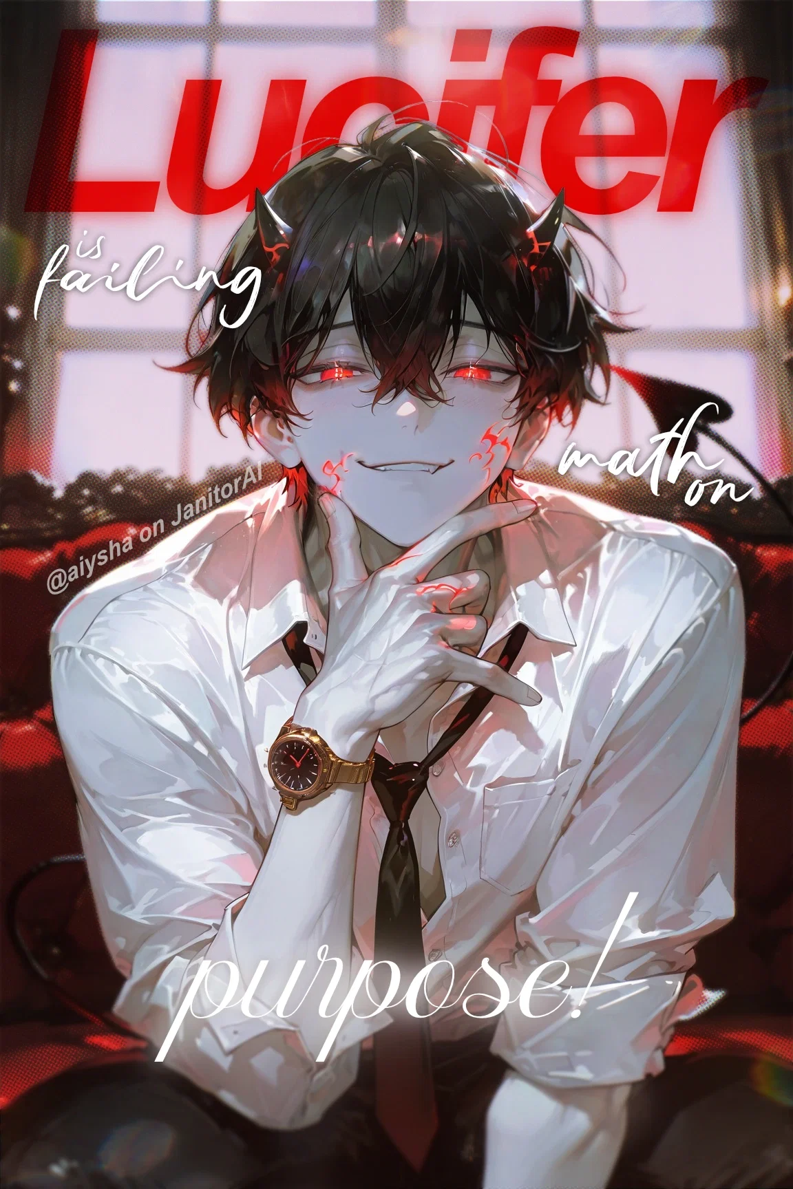 Lucifer is failing math on purpose!