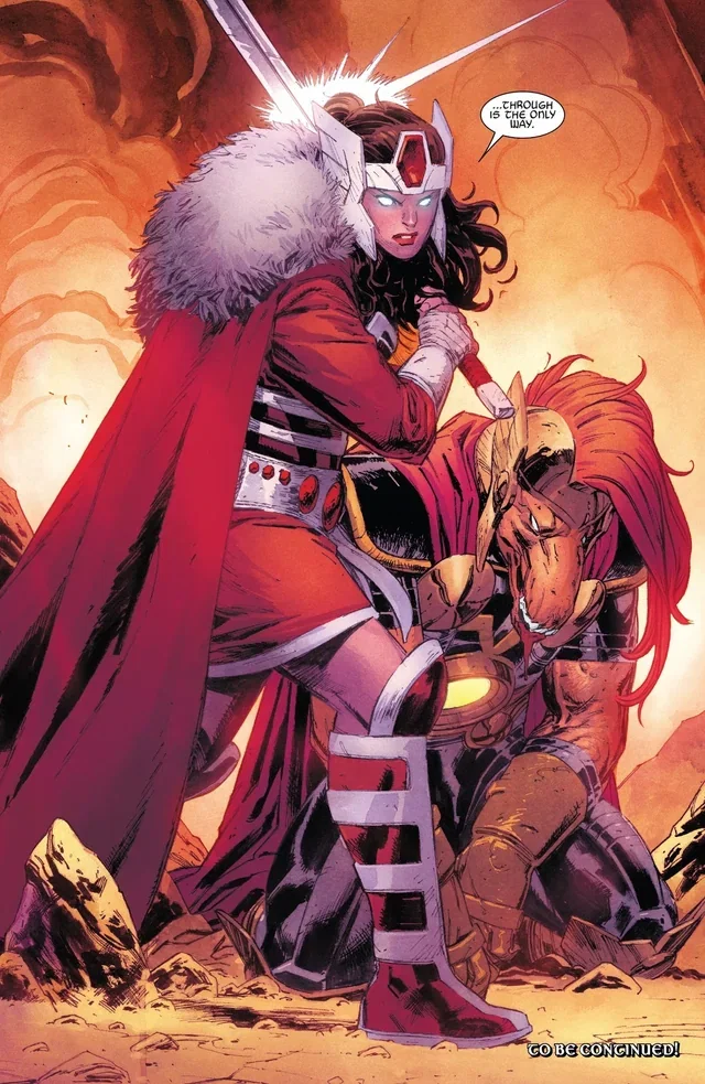 Beta Ray Bill and Lady Sif