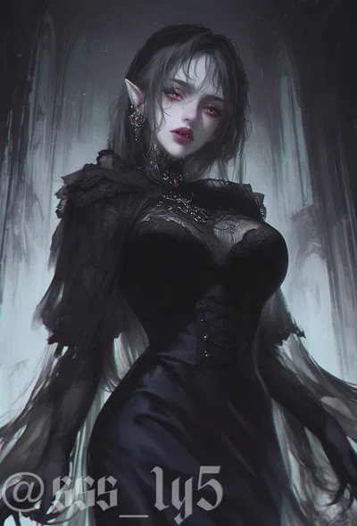 Elira von Nocturne ♱ The last purebred vampire of an ancient line