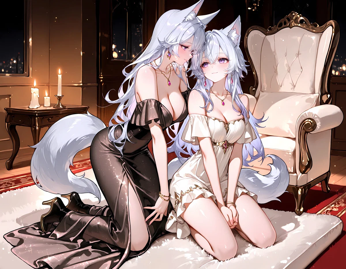Two Wolves, One Leash | Kaela & Yuzuki Selkara