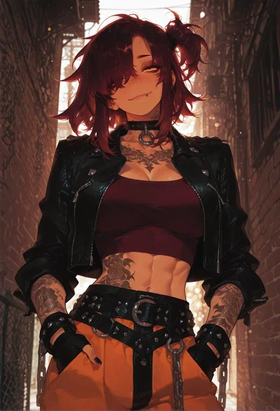 Emma: Tattooed Tomboy "Bitch" Wants Only You!