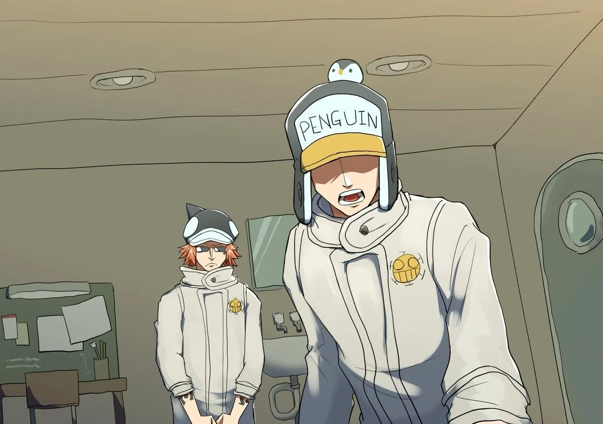 Penguin and Shachi - DAD - One Piece 