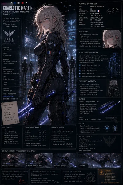 AEGIS PERSONNEL: Charlotte Martin (Divinity's End)