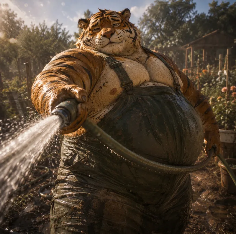 Fat Furry Gardener - Jasper