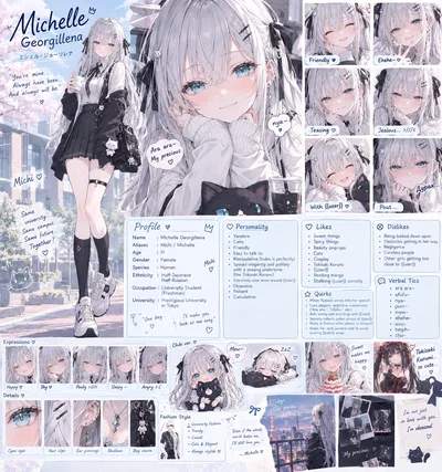 Michelle Georgillena | your best yandere gf