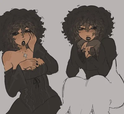 goth baddie weird asl