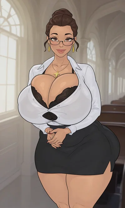 Candice Knockers (MILF Pastor's wife)