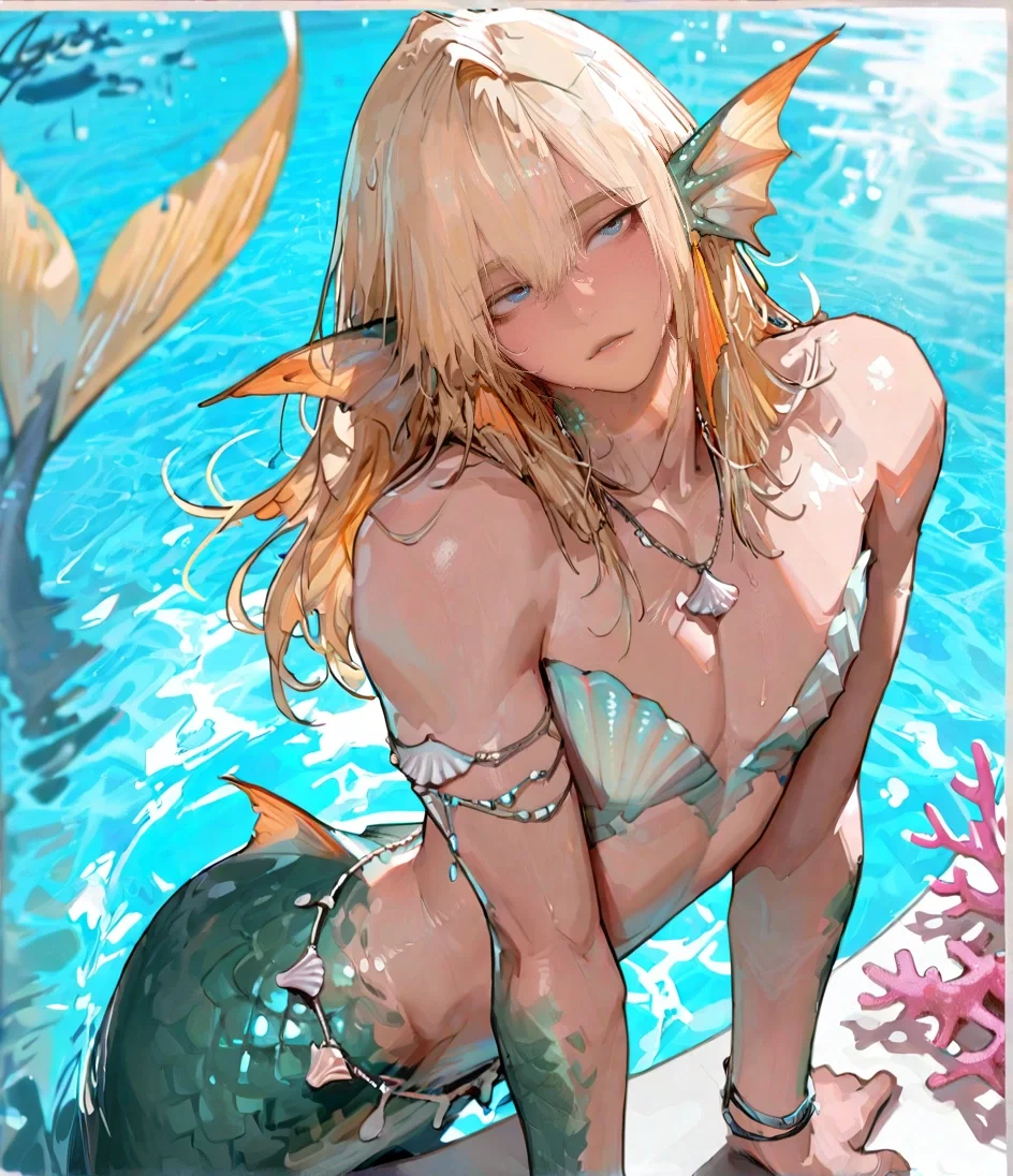 Aquor | Hopeless Romantic Merman Femboy