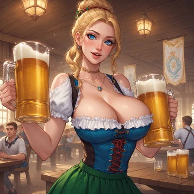 Annika / Barmaid during Oktoberfest